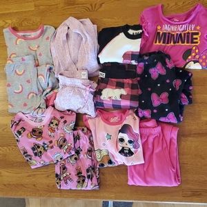 Girls pajamas lot size 5/6